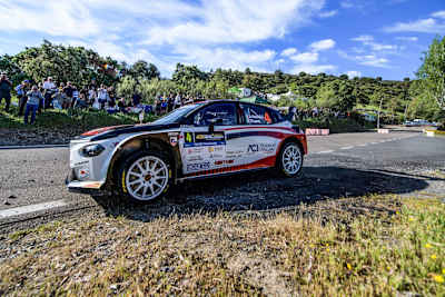Mabellini finished sixth on his first ERC outing in Lancia colours