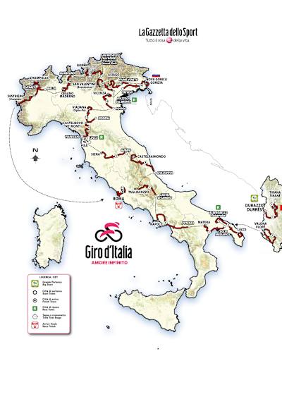 the Giro d'Italia stages 2025 