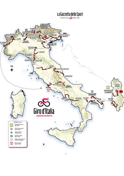 the Giro d'Italia stages 2025 