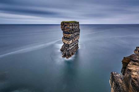 Le stack Dun Briste en Irlande