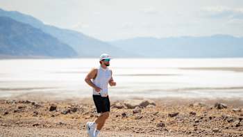 Red Bull athlete Arda Saatçi trains before the 2026 Red Bull Cyborg Season Ultra 600 in Death Valley, CA, USA on May 4, 2026.