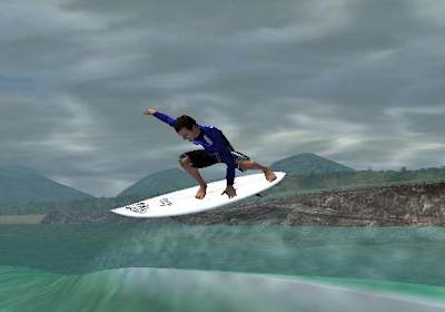 Una captura de pantalla del juego de Surf de Sunny Garcia.
