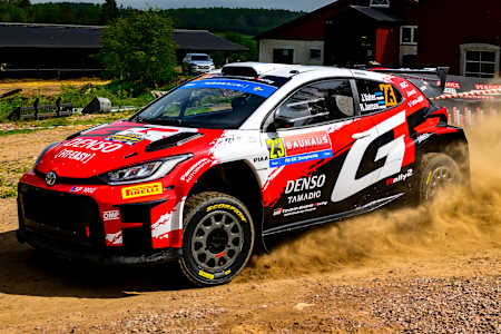 Vaher is the driver to beat on BAUHAUS Royal Rally of Scandinavia