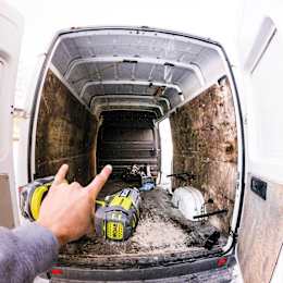 red bull van life