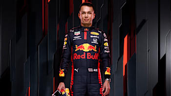 Alexander Albon of Aston Martin Red Bull Racing.