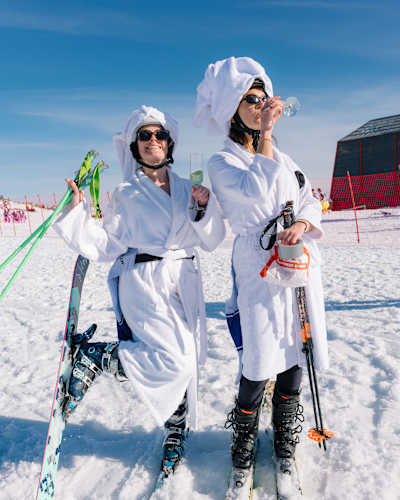 Red Bull Homerun participants in Åre Sweden April 20th 2025.