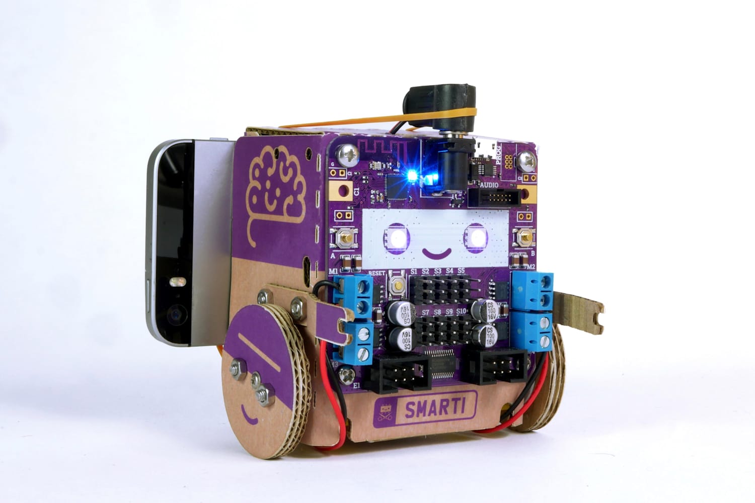 Technology Smartibot Ai Cardboard Robot Interview