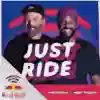 Cover art for the Just Ride podcast featuring Rob Warner and Eliot Jackson.