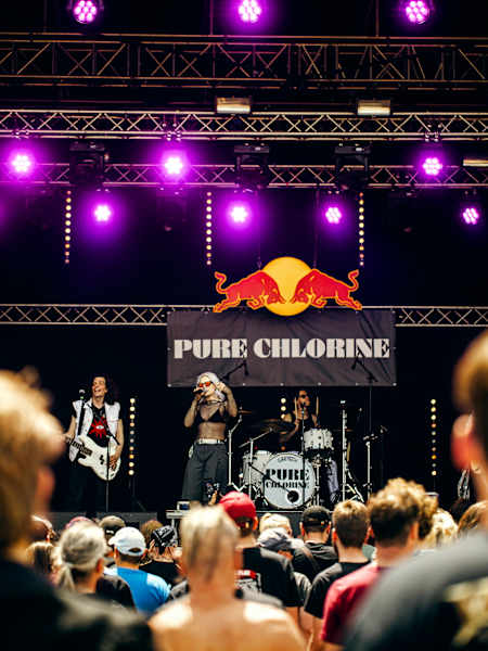 Pure Chlorine beim diesjährigen Nova Rock Festival.