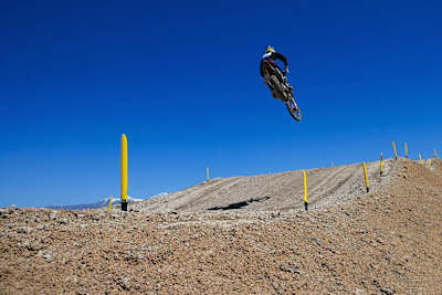 Testing the newly built Utah National MX course