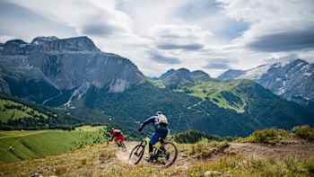 MTB Val di Fassa: Tuttifrutti trail ++video++
