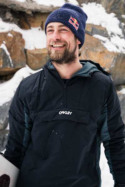 Craig McMorris in his Oakley TNP Lined Shell Anorak