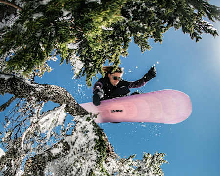 Leon, 24, is one of the stars of The Uninvited III, an all-women snowboard film slated to drop in November.