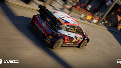 Captura de pantalla de EA Sports WRC que muestra el Hyundai i20 de Thierry Neuville.