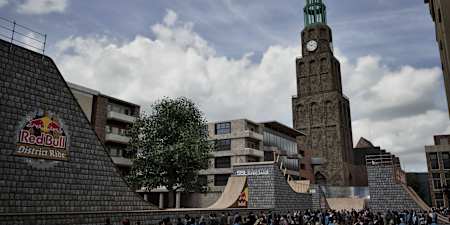 An artist's impression of the planned course for Red Bull District Ride in Groningen, Netherlands.