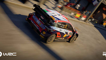 Captura de pantalla de EA Sports WRC que muestra el Hyundai i20 de Thierry Neuville.