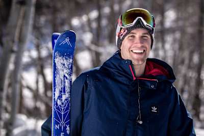 Bobby Brown, second in Ski Big Air