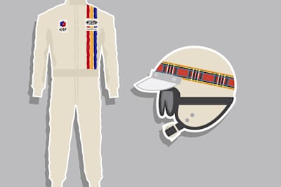 Debonair 'Flying Scot' Jackie Stewart – a three-time world champion – embodied all that was cool about F1 in the swinging '60s and he looked impossibly cool in his trademark race suit.