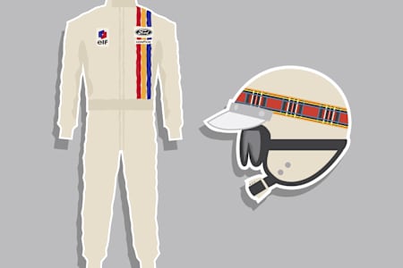 Debonair 'Flying Scot' Jackie Stewart – a three-time world champion – embodied all that was cool about F1 in the swinging '60s and he looked impossibly cool in his trademark race suit.