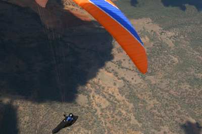 Nevil Hulett a parcouru 507km en parapente