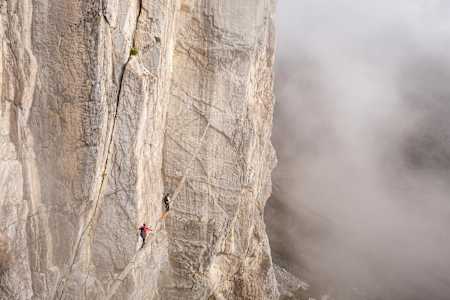 Der schwierige Klettersteig am Roc de la Tovière