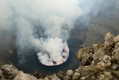 Nyiragongo Vulkan, Kongo