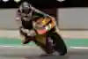 Brad Binder sur son bolide au Qatar Le pilote pilote de MotoGP sud-africain Brad Binder sur sa moto au Grand Prix du Qatar 2017.