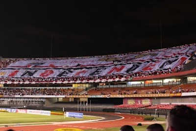 Bandeirão do São Paulo no Morumbi em 2006