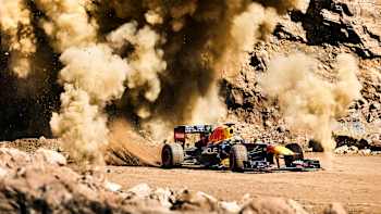 A screenshot from Red Bull Racing Road Trips Season 2 Episode 3: In between SIM and reality with Max Verstappen