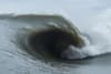 View of the infamous surf break dubbed 'Ours' in Botany Bay, Sydney, Australia