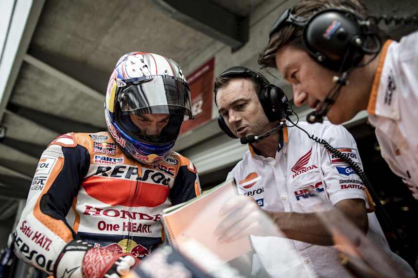 The Master Camp Students Step Up Training On Minibike Track Motogp