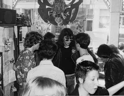 The Ramones in Rough Trade, London