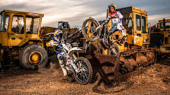 Adam Raga and Alfredo Gomez in Red Bull Scrapyard