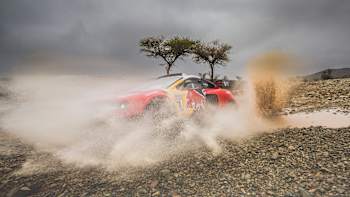 Sebastien Loeb (FRA) for Bahrain Raid Xtreme races during stage 8 of Rally Dakar 2023 from Al Duwadimi to Riyadh, Saudi Arabia on January 08, 2023.