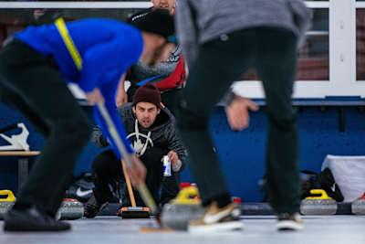 Chris Plys participates in a scrimmage in Blaine, USA on 01 April 2017.