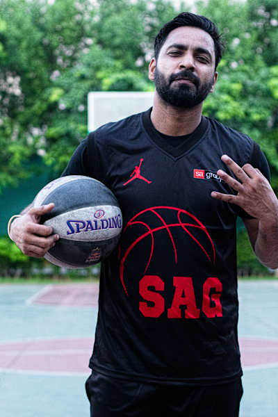Basketball player from, SA Gardens, Lahore.