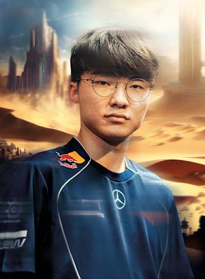 « Dieu » : le Coréen Lee Sang-hyeok, 28 ans, ou ­ Faker, est considéré comme le meilleur joueur esport de l’Histoire sur le célèbre jeu League of Legends.