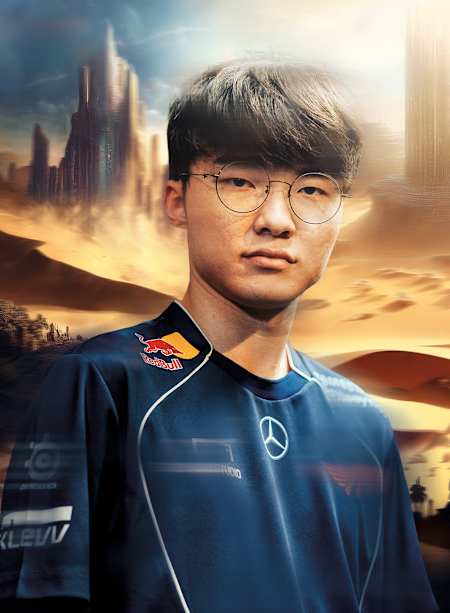 « Dieu » : le Coréen Lee Sang-hyeok, 28 ans, ou ­ Faker, est considéré comme le meilleur joueur esport de l’Histoire sur le célèbre jeu League of Legends.
