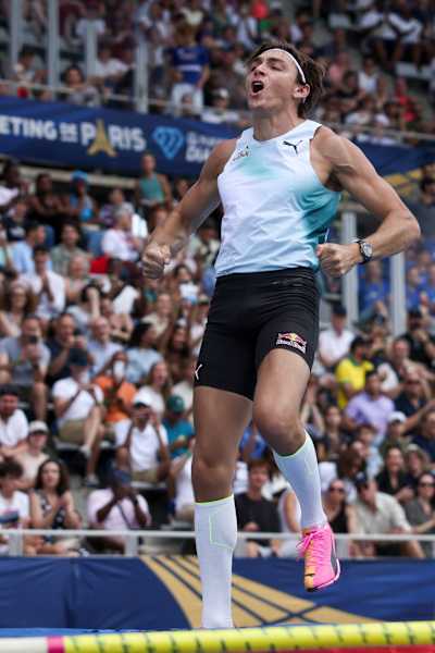 Armand "Mondo" Duplantis beim Stabhochsprung der Diamond League 2026 in Topform vor den Leichtathletik-Europameisterschaften.