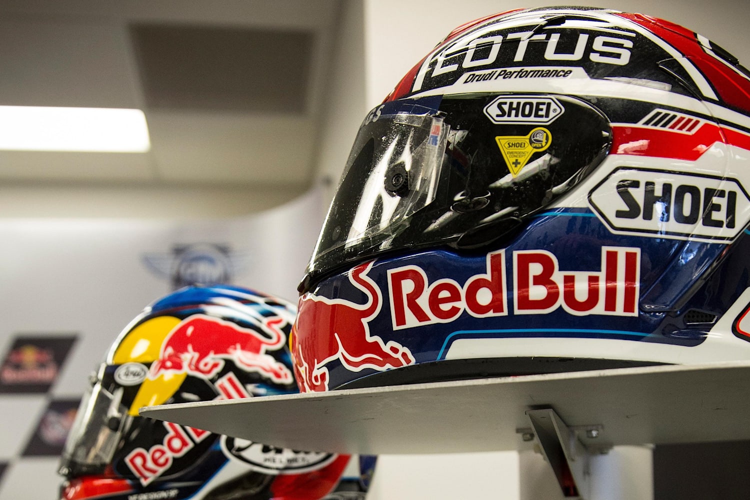 21 Helmets Motogp Art Installation