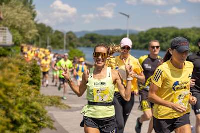 Dobrá nálada počas App Runu Wings for Life World Run 2024, Piešťany, 5. máj 2024. 