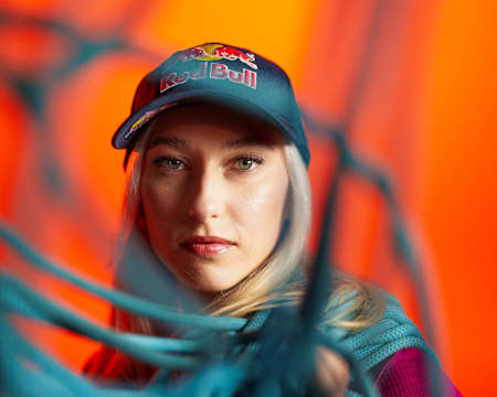 Janja Garnbret posiert für ein Porträt in Ljubljana, Slowenien, am 3. Mai 2024.