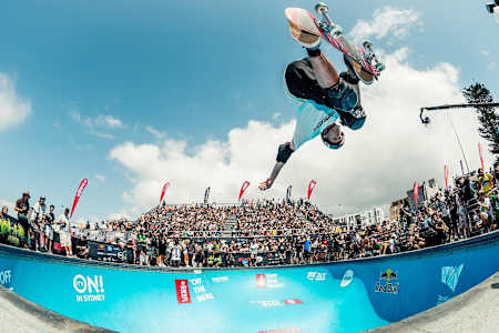 Tony Hawk no Bondi Bowl-A-Rama na Australia