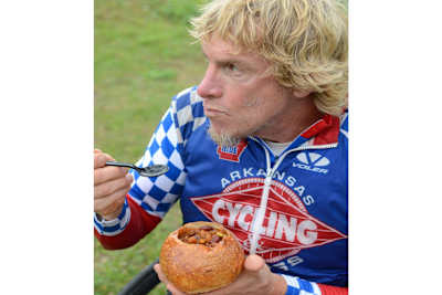 Kurt Searvogel a 112 000 kilometrů na kole - jídlo