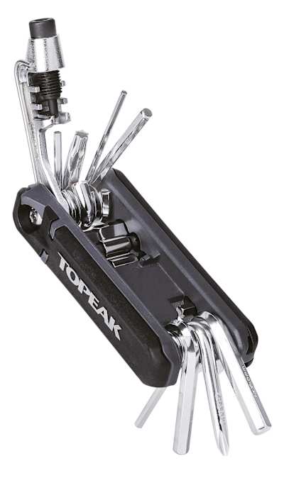 With Allen keys and tyre levers, the Hexus X is a compact bit of kit