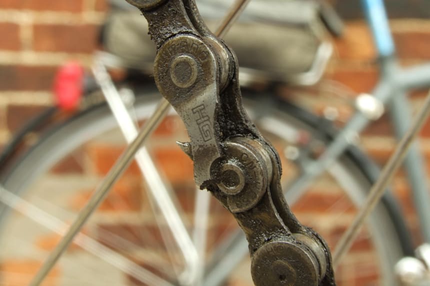 broken bike chain