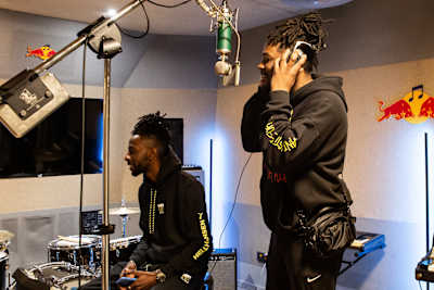 Cyph3r, duo de rappeurs belge en interview au studio