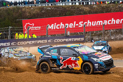World RX Fahrer Timmy HANSEN (SWE) beim  FIA World Rallycross Championship Lauf am Nürburgring, 2021.