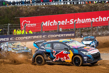 World RX Fahrer Timmy HANSEN (SWE) beim  FIA World Rallycross Championship Lauf am Nürburgring, 2021.