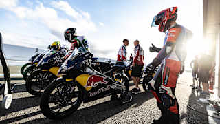Participants at the Red Bull Rookies Cup selection event in Guadix 2026